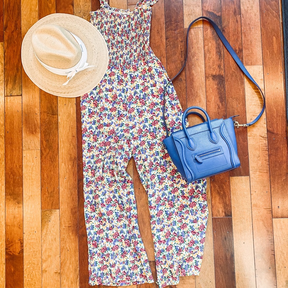 Faithful brand floral jumpsuit